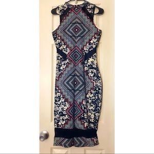 ✨ Material Girl Lace Geometric Floral Dress ✨